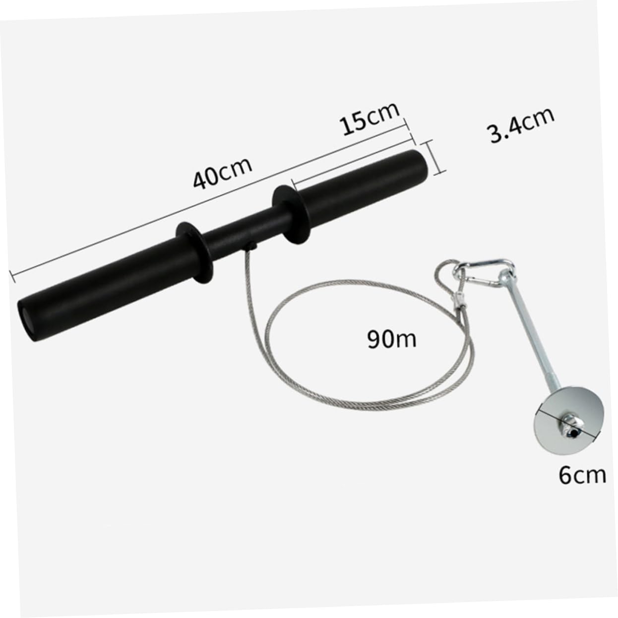 BESPORTBLE Handgelenk-Trainingsgerät Griffe Armtrainingsgerät Handstärkungsgriff Handtherapie Seilrollen Fitness geräte fitnessgeräte Forearm Trainer Seil zum Gewichtheben Unterarmtrainer