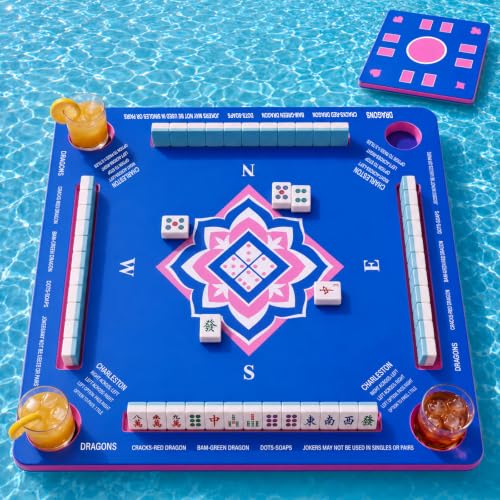Mesa Flotante de Mahjong 32x32'' para Piscina 2-en-1 miniatura 1