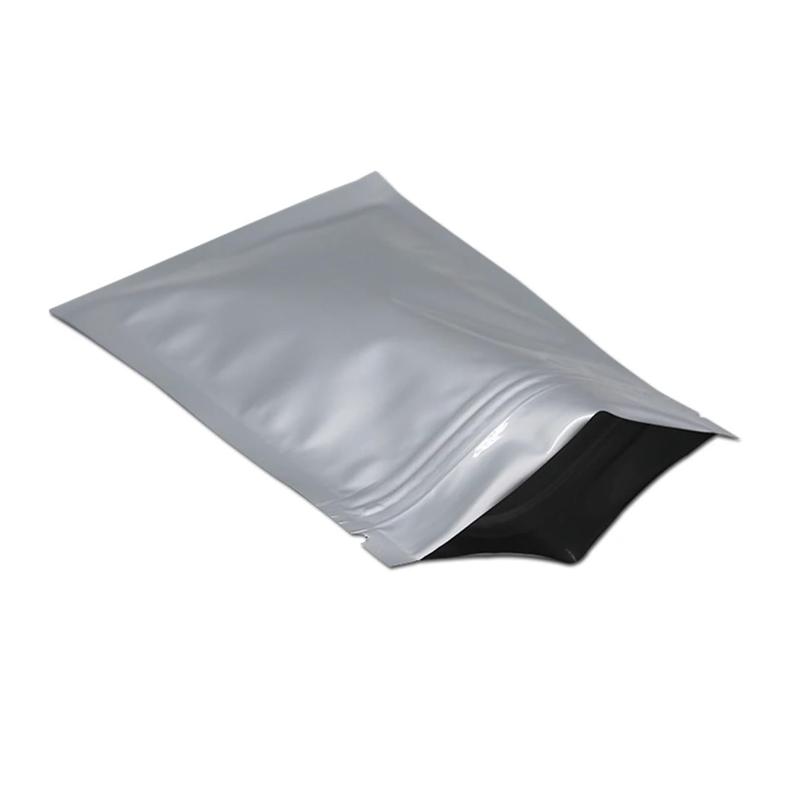 Lot de 100 sachets en Mylar pur, refermables et réutilisables, avec fermeture à glissière encoche déchirable(11x16cm)