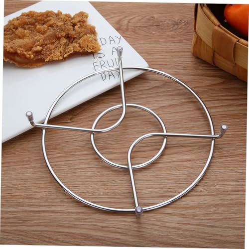 Rejilla para cocina al vapor y soporte de acero inoxidable 7