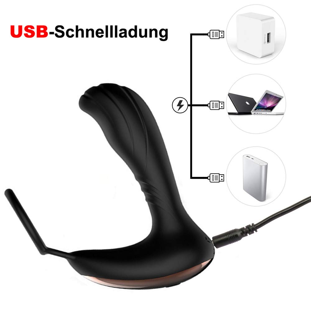 Stimulateur De Prostate Télécommande – 12 Vitesses – USB – Chez-laurette – Neuf