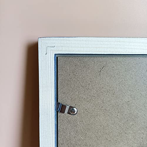 Image of 8x10 Picture Frames White Solid Wood, Plastic Panel .The Protective Film Must be Removed.