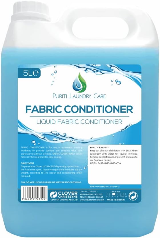 5L Puriti Laundry Care Fabric Conditioner Concentrate Professional