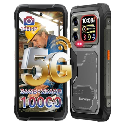 Blackview XPLORE X1 5G Rugged Smartphone, 108MP+50MP+20MP Visione notturna, 6.78"