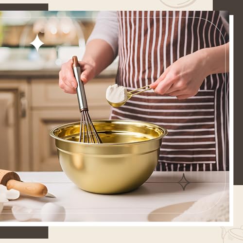 Set accesorios cocina oro acero inoxidable 7 piezas miniatura 5