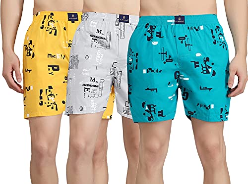 Image of Men's Pure Cotton Regular Printed Boxer