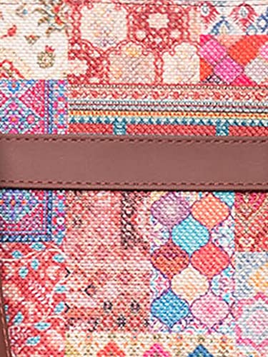 Image of ZOUK Urban Escape Bag | Stylish Vegan with Laptop Compartment, Trolley Sleeve & Anti-Theft Pocket |