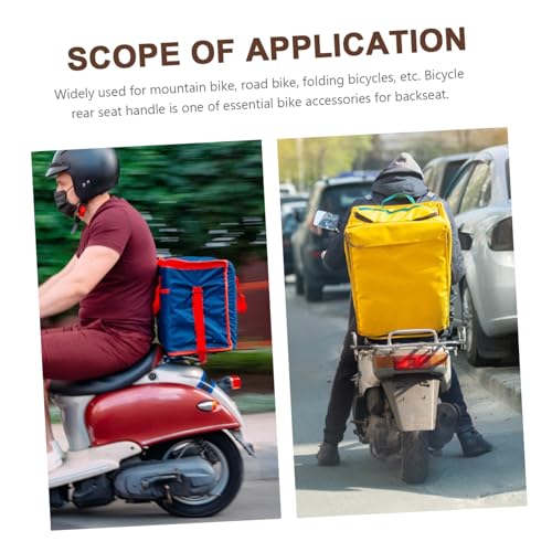 Asiento trasero para bicicleta para evitar caídas de pasajeros en scooters eléctricos 4