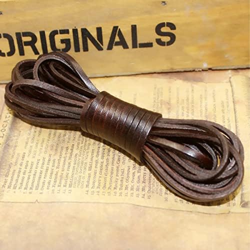 Leather Cord String, Leather Strip Cord, Leather String Leather Cord Suede Leather Cord for Bracelet Necklace Beading Jewelry DIY Handmade Crafts