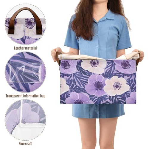 Boîte de rangement pour étagères et garde-robe fleurie Mnsruu - 3