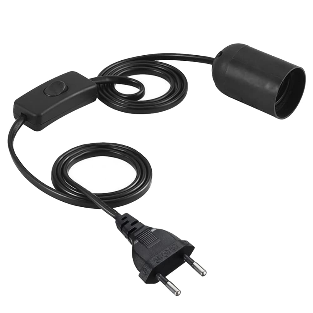 Soporte Para Lámpara De Calor Reptiles - Portalámparas E27 Giratorio 360°, Con Interruptor, 220V