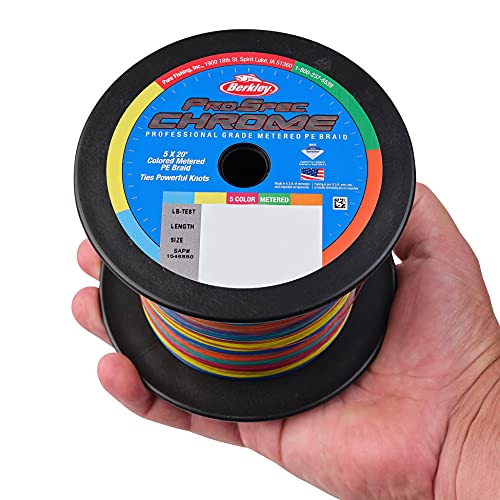 Berkley Unisex-Erwachsene PSCMBBK50-MT Angelschnur, 5 Farben gemessen, 50lb-1500yd – Bild 4