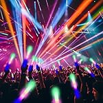 SVYIQ 12 PCS Foam Glow Sticks Bulk With 3 Modes Colorful Flashing,Foam Light up Sticks,Glow Sticks for Wedding,Glow in Dark Party Supplies for Wedding,Halloween, 4th of July,Raves,Concert,New Year1 - Image 2
