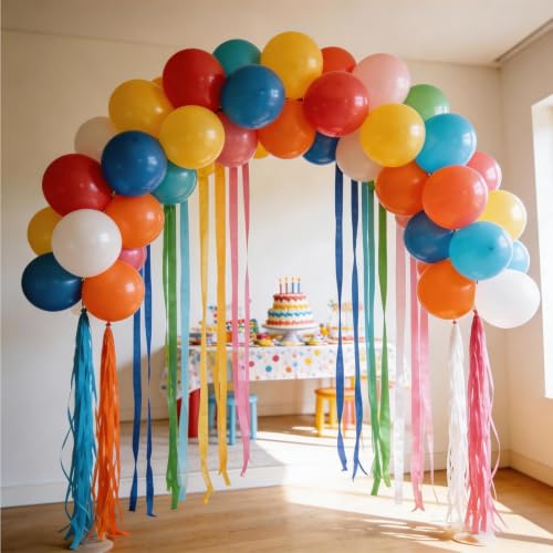 Image of Balloons Birthday Decorations Party Balloons - 100 Pack Balloon 12 inch for Birthday Bridal Shower Wedding Party Decorations