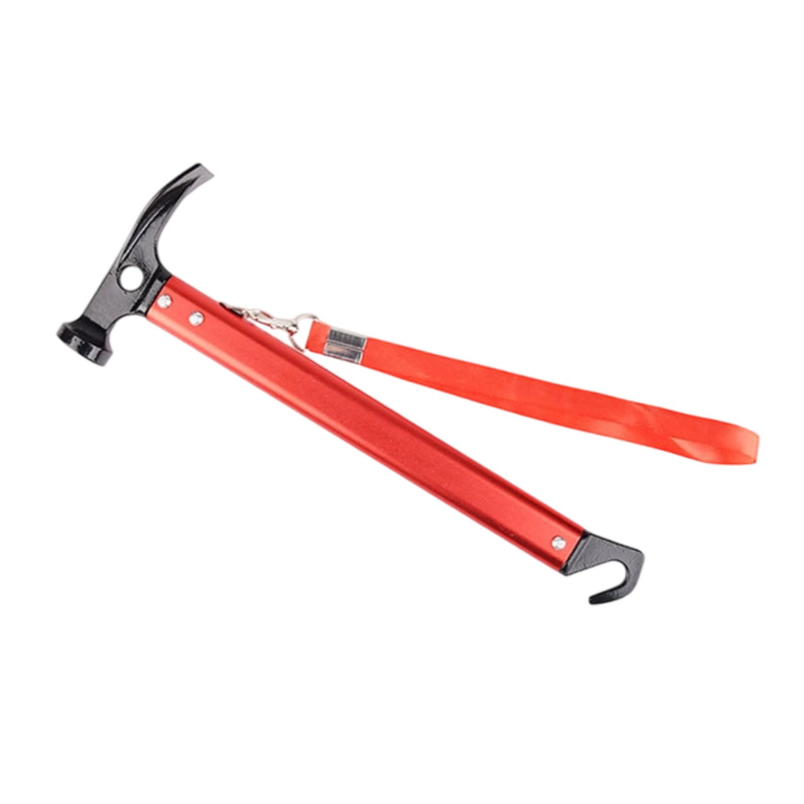 Camping Hammer for Tent Stake Camping Nail Hammer Backpacking Mallet Multifunction Hammer with Cord for Tent Strap Stake Mallet