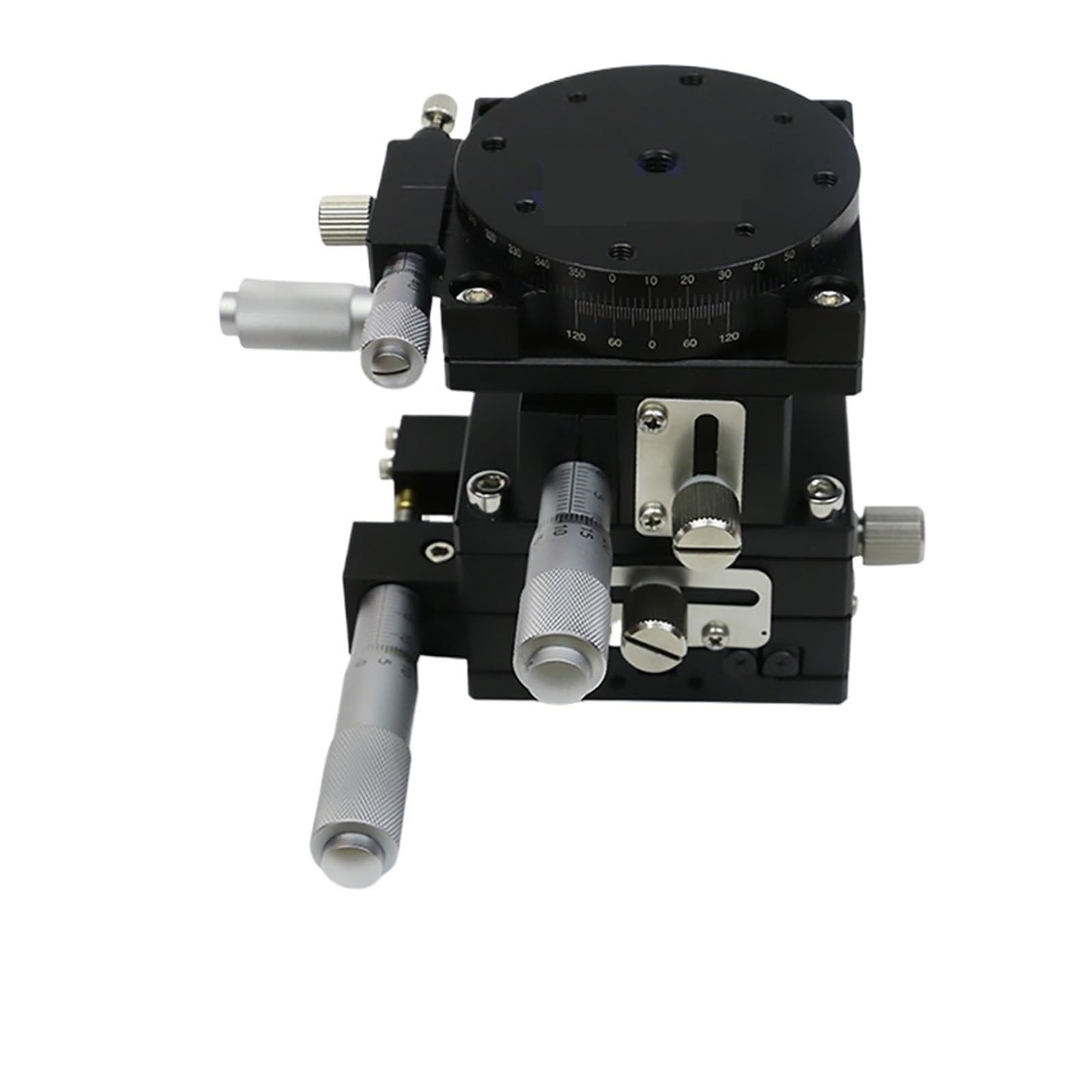 WNVXJGNSO XYZR Axis 60 * 60mm LT60-LM Sliding Table V-Type 4-Axis Fine-Tuning Platform Manual Linear Platform Bearing Adjustment Slide 29.4N