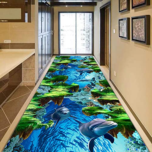 Tapis de passage 90x350cm antidérapant et résistant pour couloir - 2