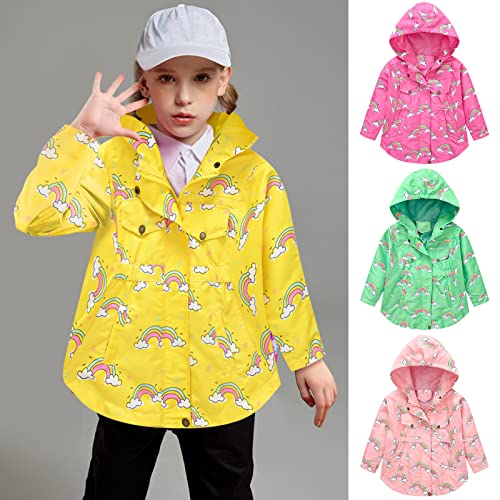 Toddler Girls Winter Windproof Coat Prints Hooded With Pocket Jacket Kids Outerwear Toddler Winter Jacket Girls3