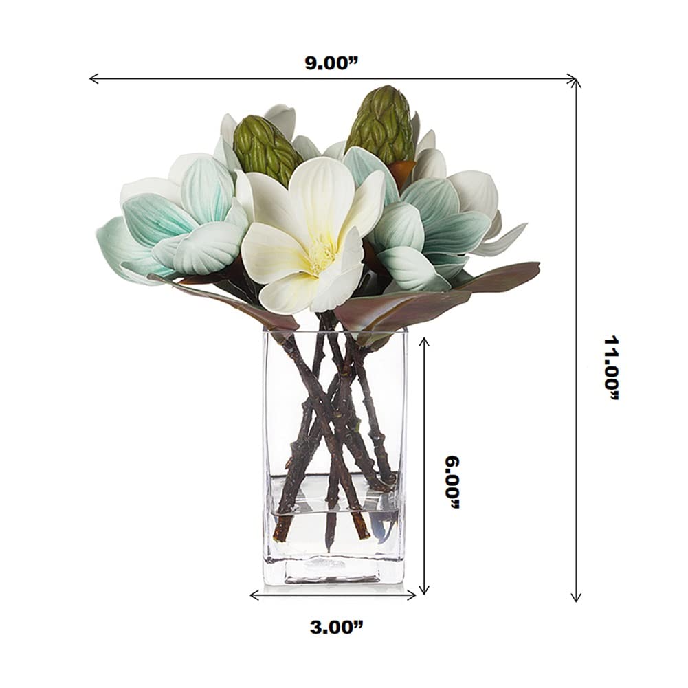 Amazon｜Enova フローラルリアルタッチ 花瓶に入った造花、花瓶