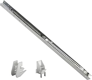 Brixwell Window Channel Balance, Aluminum Channel and White Nylon Sash, 28" Length, 9/16" Width, 1/2" Depth, Sash Bracket Included, 13 to 19 lbs Sash Weight, Window Hardware