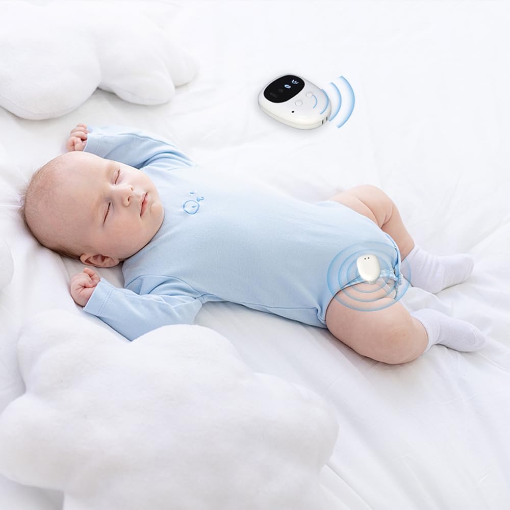 Wireless Allarme Enuresi Notturna, SGZIOO Allarme Pipì per Ragazzi Grils Vasino per Bambini Cura Degli Anziani Batteria Integrata con Suono 3 Modalità di Allarme