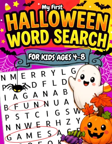 My First Halloween Word Search for Kids Ages 4–8: Fun and Easy Halloween Puzzles with Spooky Words for Boys and Girls (Halloween Gift Idea for Kids) image 2