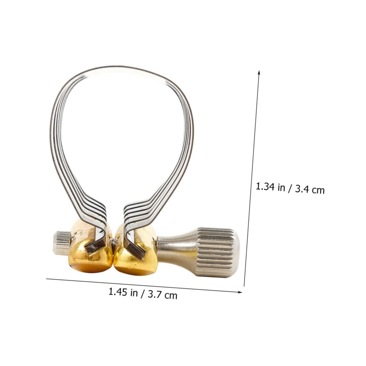 2stücke Saxophon Clip Verstellbarer Clip Für Klarinette Und Saxophon Hochwertiges Zubehör Leicht Und Tragbar Für Profis Stabilisiert Das Instrument Glatte Kanten Silberfarben