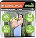 UnBugs Magnetic Screen Door - Fits French Door & Double Doors up to 50 x 82 Inches MAX - Pet & Kid Friendly, Self-Closing - Hands Free Magnet Closure Keeps Bugs Out & Breeze in