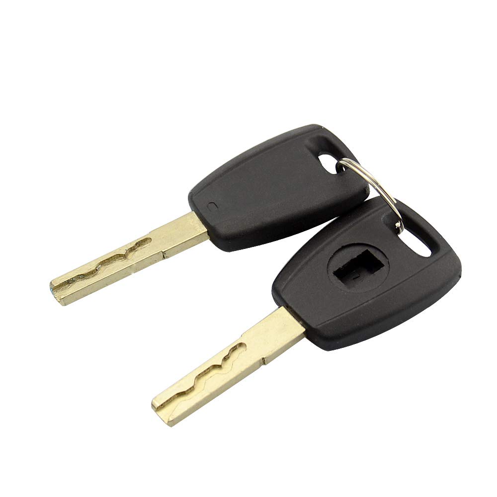 cilindro della serratura dell'accensione e chiave Set di interruttori di accensione for auto, set di cilindri di bloccaggio della porta, adatti for Fiat Doblo Cargo Panda Punto SIP22 Blade Serratura P