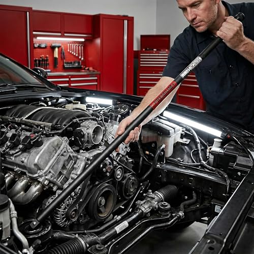 Image of 1 /2 inch Drive Impact Extension Bar, 36 Inch Length Socket Extension, CR-V Steel, Narrow and Deep Areas in Automobile Maintenance, Mechanical Assembly or Industrial Operations