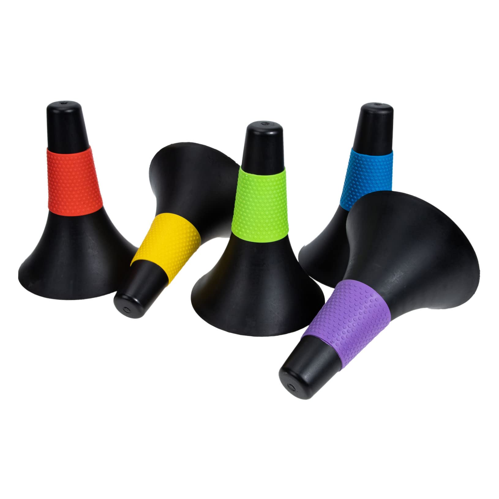 TOYANDONA 5 Pcs Conos de Agilidad para Obstáculos del Fútbol, Conos de Entrenamiento de Fútbol para Ejercicios al Aire Libre y Actividades Deportivas
