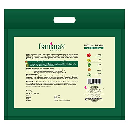 Banjara's Natural Henna Powder (1 KG) - Image 2