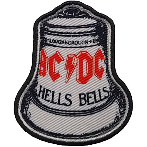 AC/DC Écusson standard Hells Bells, Blanc/Noir/Rouge, taille unique