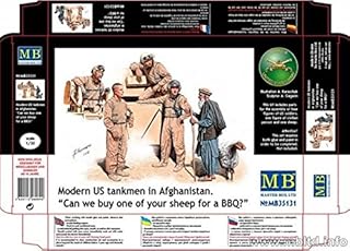 Masterbox Modern US TANKMEN in Afghanistan. 5 Figures 1/35 Master Box 35131