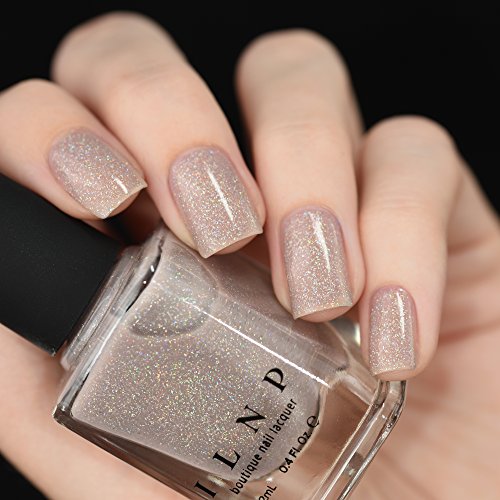 Image of ILNP Manor House - Taupe Holographic Sheer Jelly Nail Polish