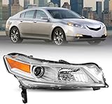 JSBOYAT Headlight Assembly Pair for 2009-2011 Acura TL Sedan 4-Door OEM Projector Headlamp Replacement (Right Passenger Side)