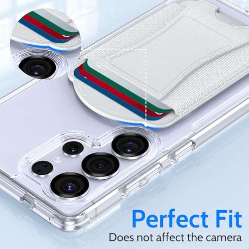 YWXTW 2026 Upgraded Magnetic Wallet for Samsung Galaxy S26/S25/S24 Series and iPhone 17/16/15/14/13/12 Models, 6 Cards Holder, Minimalist Slim Leather Magnet Wallet by YWXTW - Used condition - Image 5