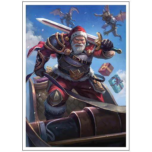 Amazon.com: Fantasy North - Santa Claus - Yuletide Avenger - 100 Textured  Matte TCG Card Sleeves - Fits Magic MTG Commander Pokemon and Other Card  Games