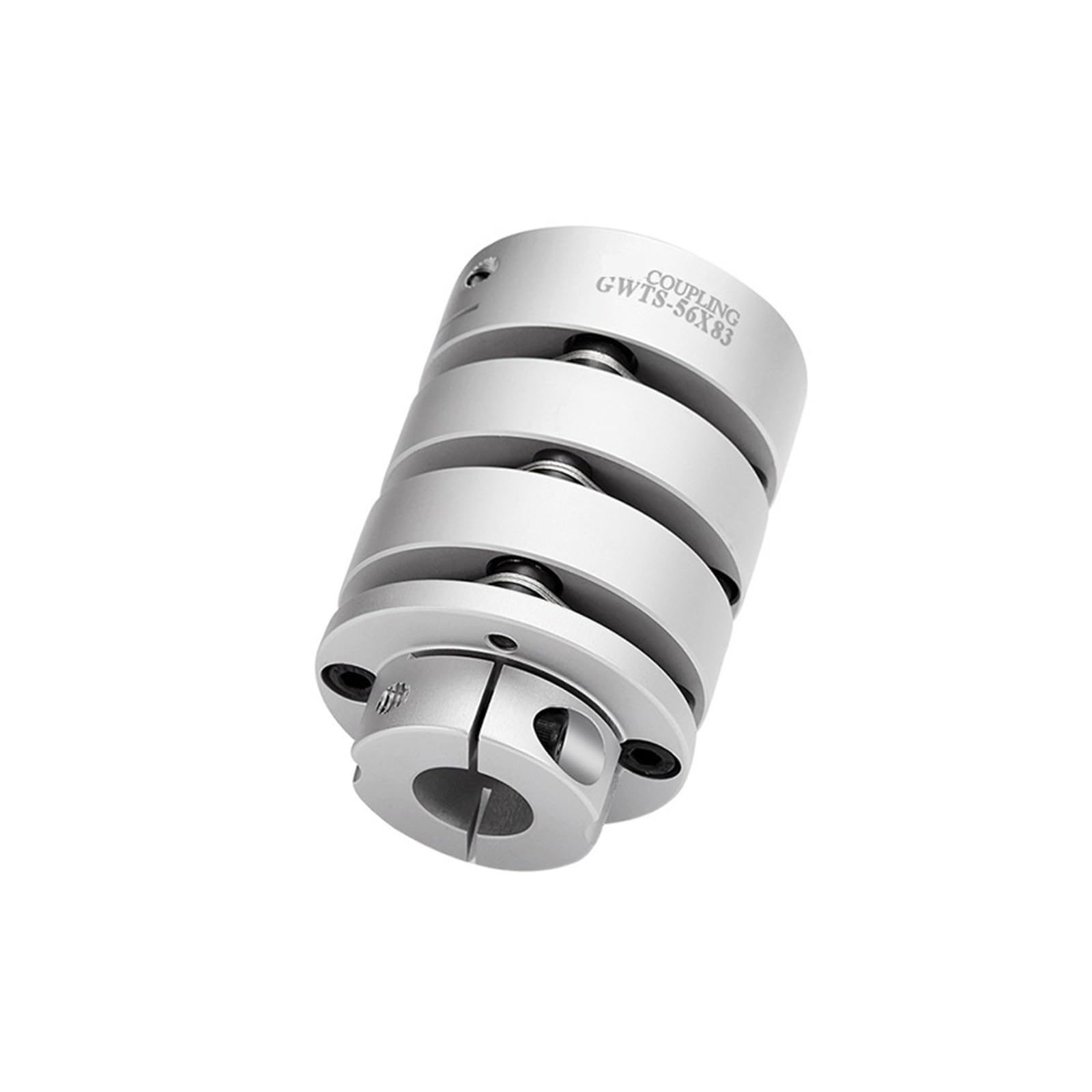 UAMOU Flexible Wellenkupplung mit DREI Membranen, Aluminiumklemme for Encoder-Paar, Schrittmotor, Schnellkupplung for CNC-Maschine Cheerfully (Size : 126x142(19-45)(19-55)