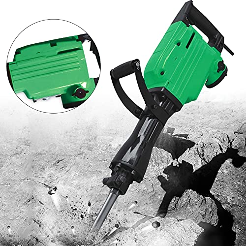 1500W 30J Abbruchhammer Stemmhammer Meißelhammer Schlaghammer Bohrhammer Set mit Bohrer für Abbrucharbeiten – Bild 5