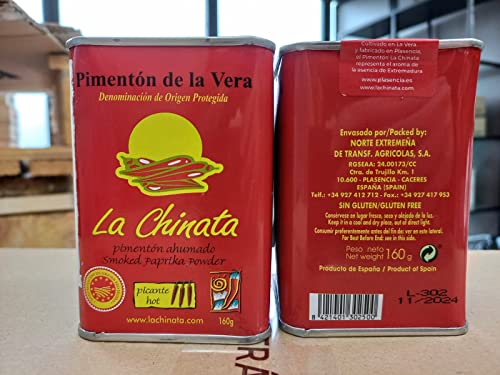 Geräucherter Paprika - LA CHINATA - PDO La Vera - Dose mit 160 g - Glutenfrei