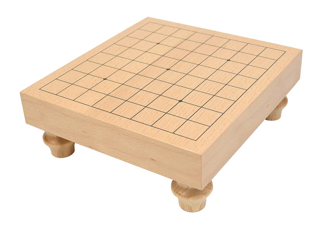 9 x 9 Go Board with Legs (36mm thick, beech wood veneer, no stones)
