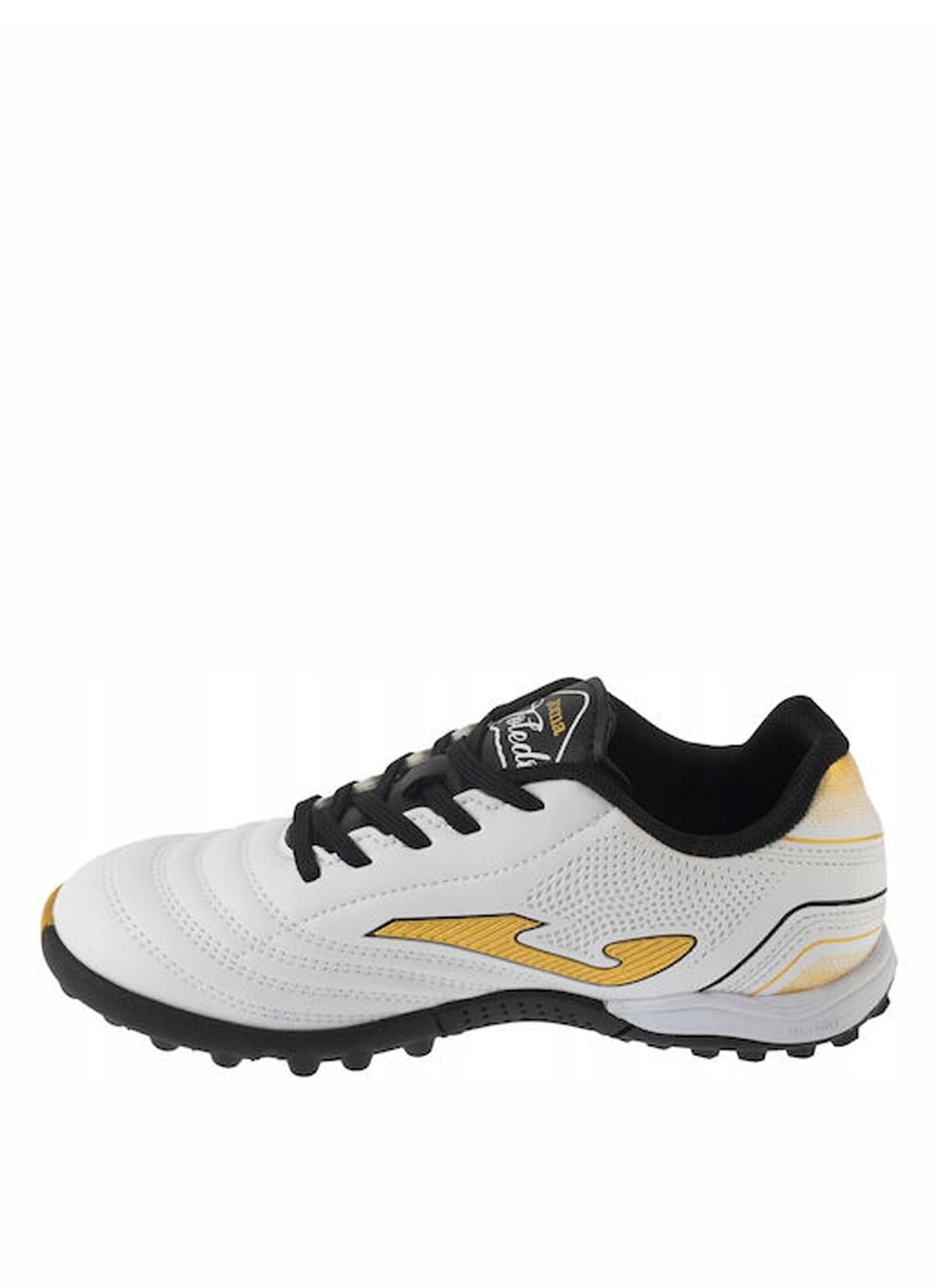 Joma Toledo Jr 2502 TF TOJW2502TF - Scarpe da Turf, Colore: Bianco/​Oro/​Nero, Bianco, 32 EU