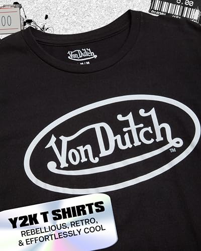 Von Dutch Vintage Graphic Tees for Men and Women - Unisex Y2K Clothes Classic Retro Streetwear Shirts (Sizes: S-XL)3