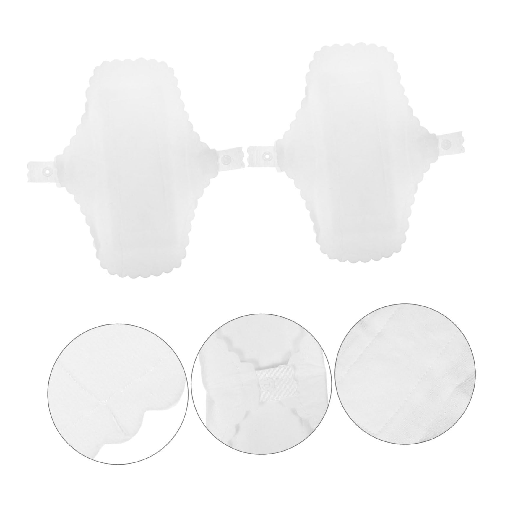 SOIMISS 30 Piezas Paño Menstrual Lavable Protegeslip Reutilizables Forro De Bragas Menstruales Sanitario Absorbente Mujer Embarazada Paño De Algodón Impermeable Tela De Las Mujeres