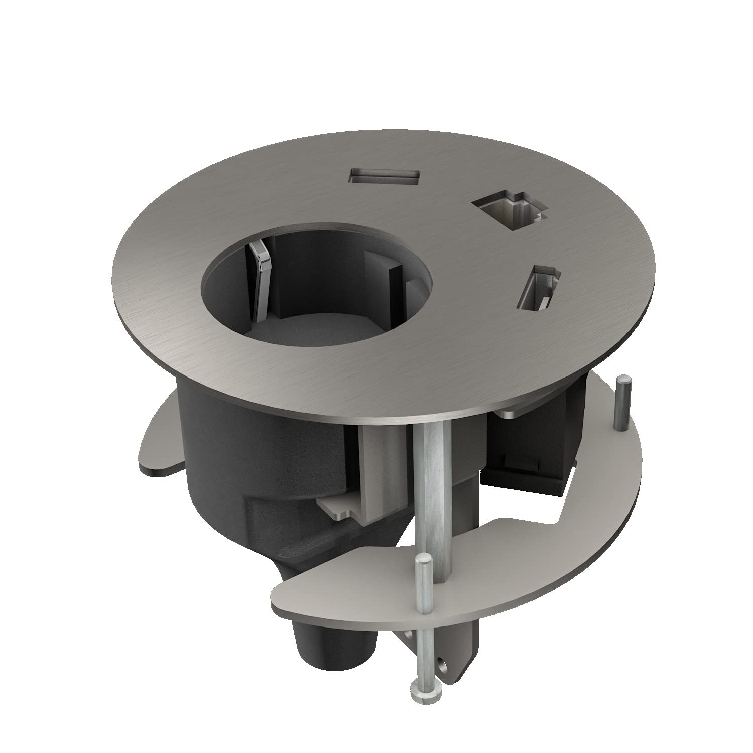 KINDERMANN CablePort table2 - stal nierdzewna