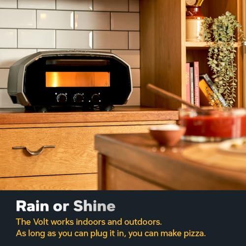 Ooni Volt 12 Electric Indoor Pizza Oven - Versatile Countertop Electric Toaster Oven, Cook 12 Inch Pizzas and More