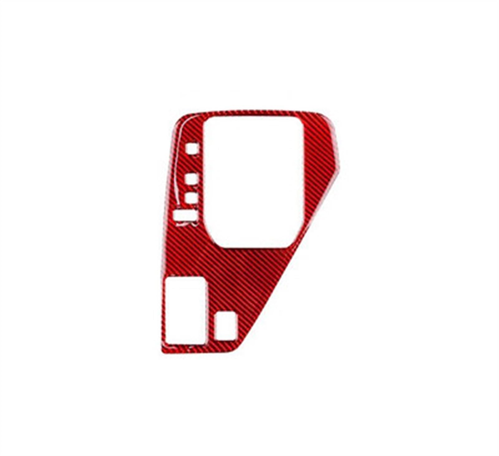 Piwine Red Lhd Gear Real Soft Carbon Fiber Car Gear Shift Panel Rhd Lhd Trim Sticker For Subaru For Crosstrek 2024