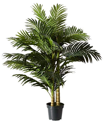 Nearly Natural 5326 8ft. Golden Cane Palm Silk Tree,Green
