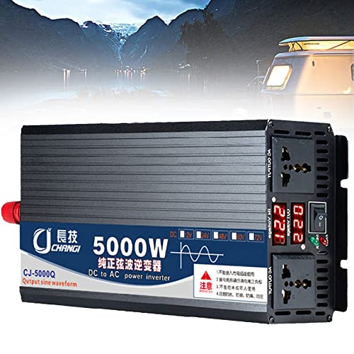 Onduleur à onde sinusoïdale pure 5000W convertisseur DC 48V AC 110V